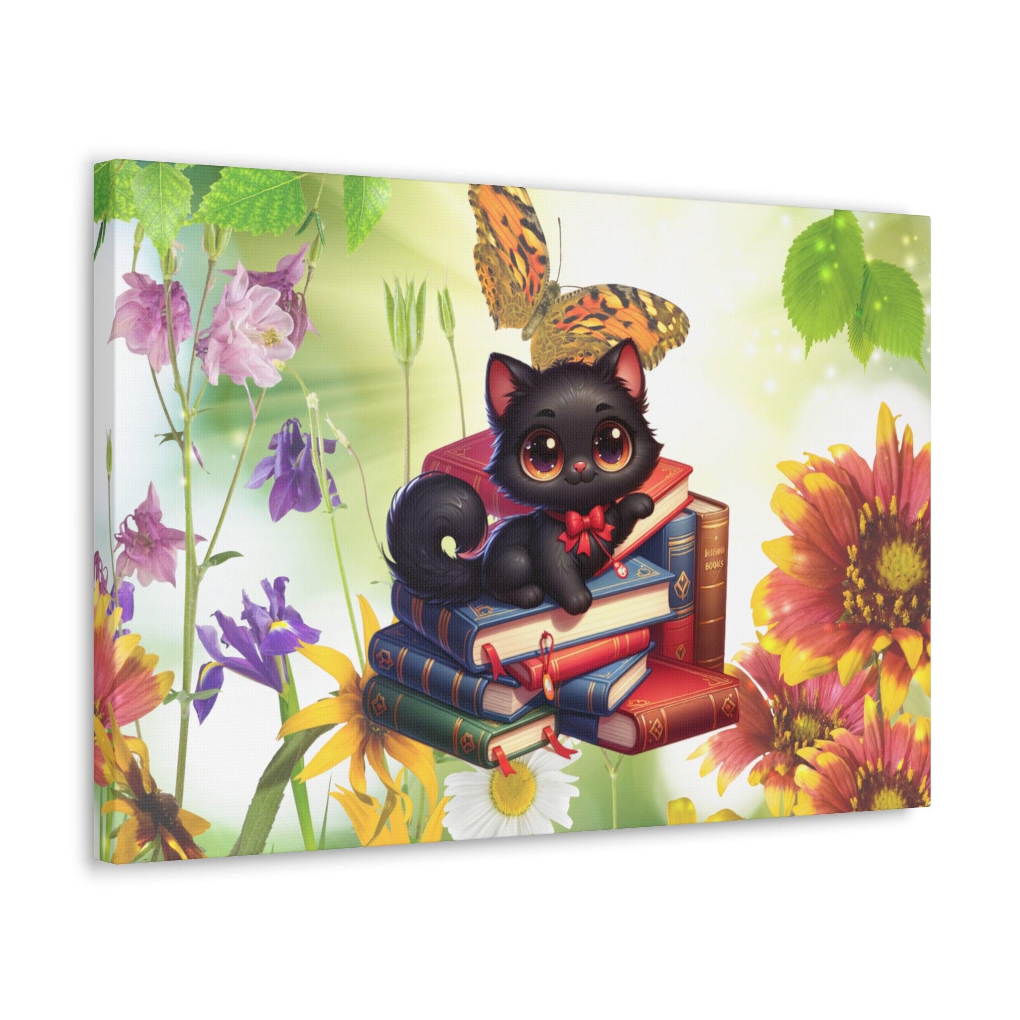 Anime Cat Canvas Gallery Wraps