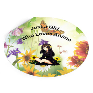 Anime Round Vinyl Stickers