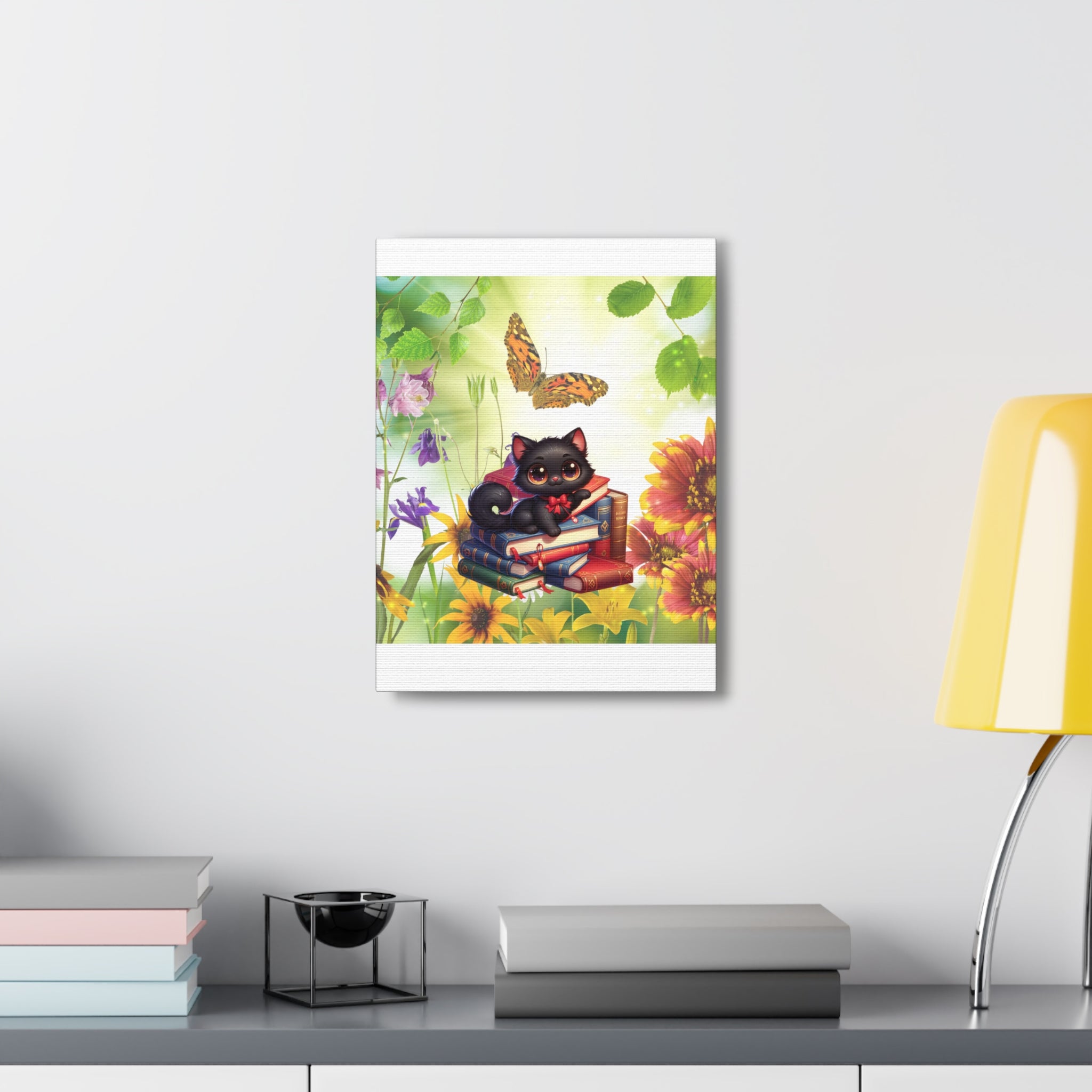 Anime Cat Canvas Gallery Wraps