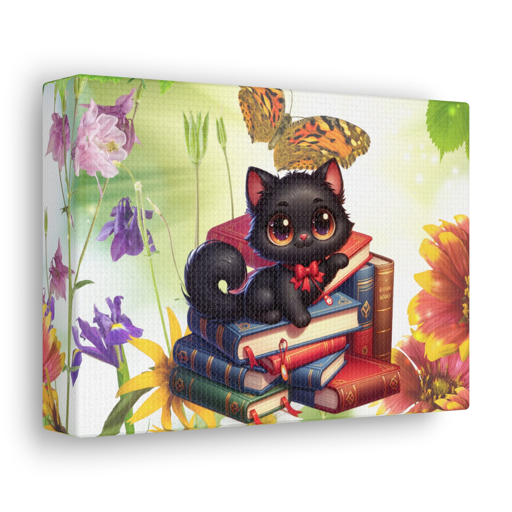 Anime Cat Canvas Gallery Wraps