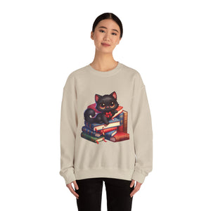 Anime Cat Unisex Heavy Blend™ Crewneck Sweatshirt