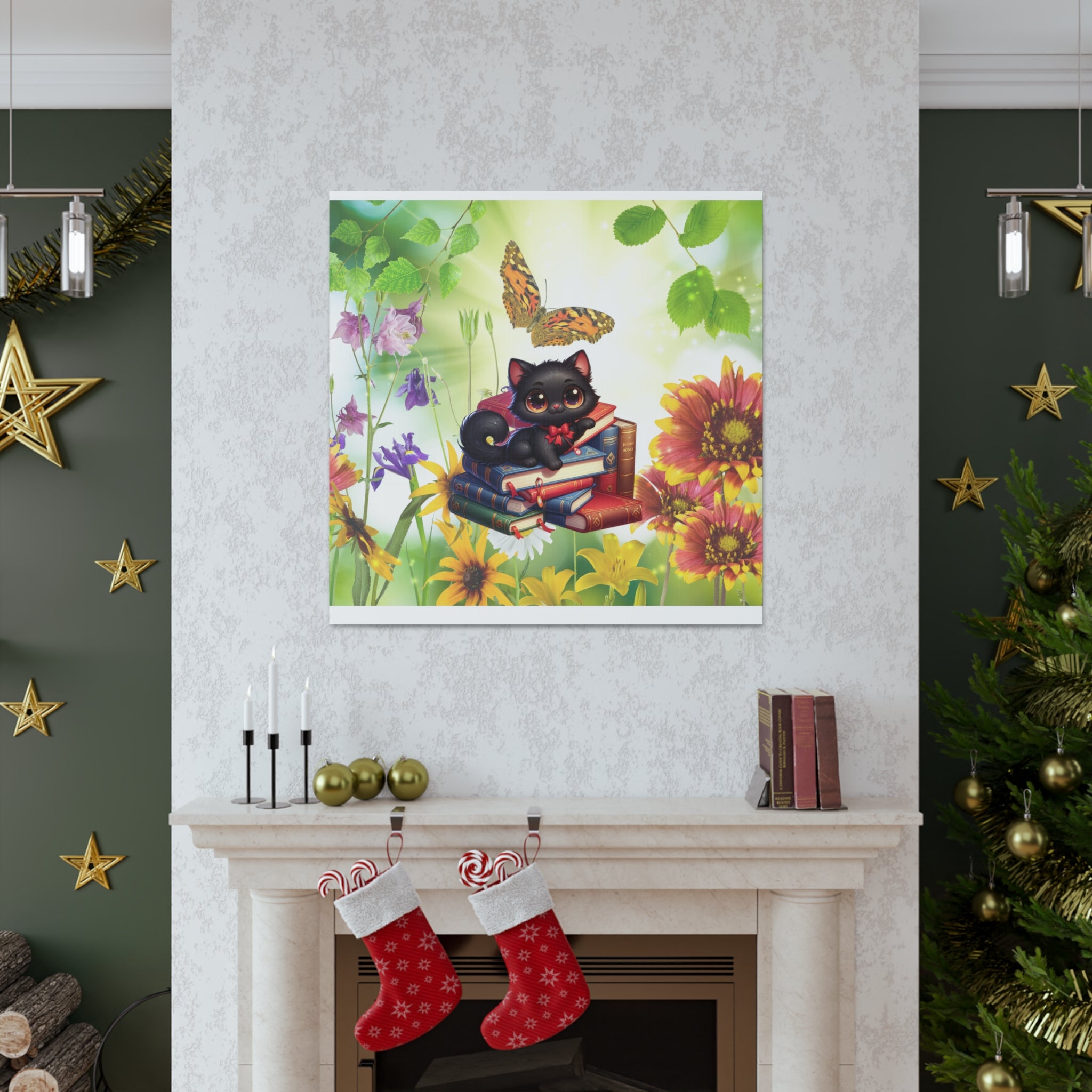 Anime Cat Canvas Gallery Wraps