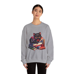 Anime Cat Unisex Heavy Blend™ Crewneck Sweatshirt