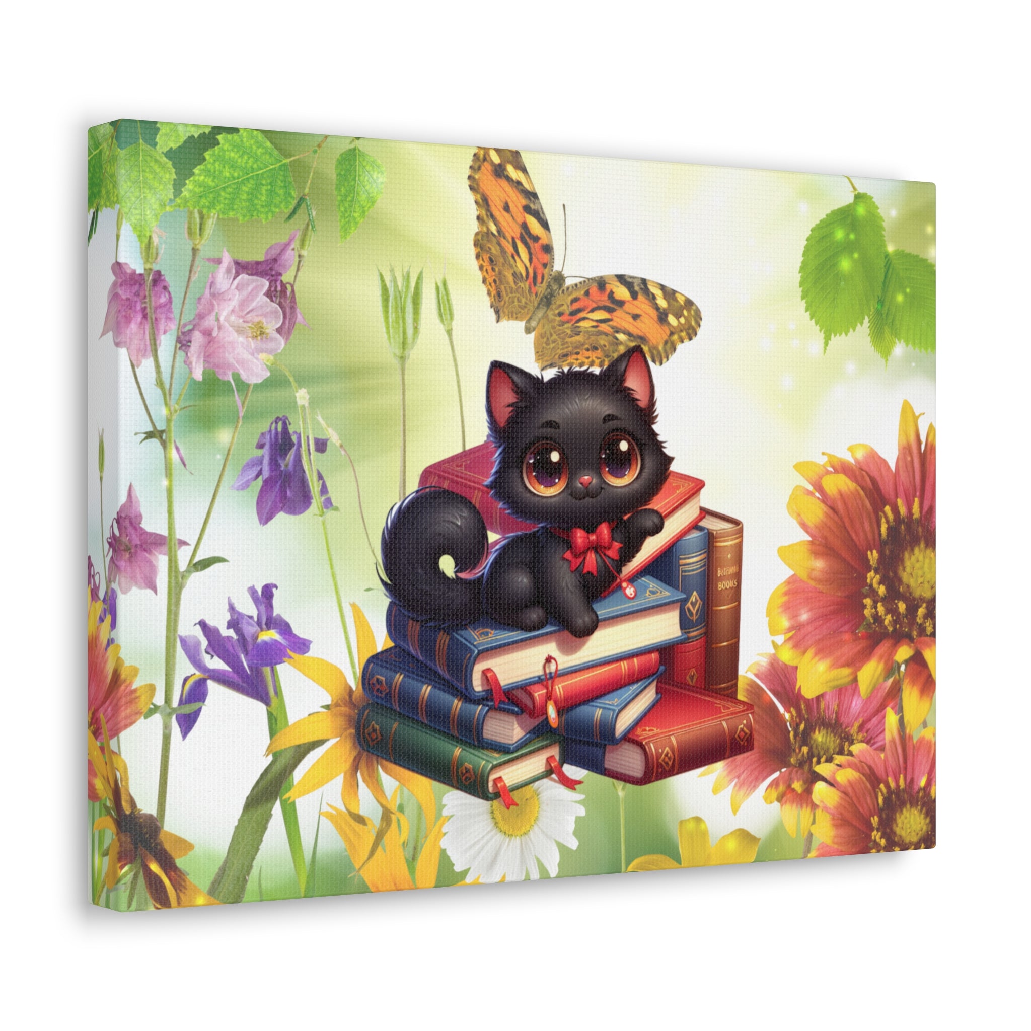 Anime Cat Canvas Gallery Wraps