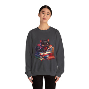 Anime Cat Unisex Heavy Blend™ Crewneck Sweatshirt