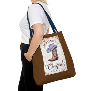 Cowgirl Bachelorette Tote Bag - Rustic Chic Western Accessory